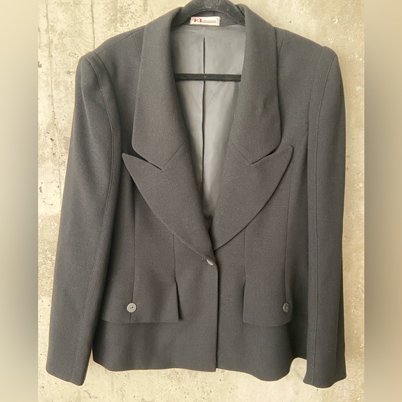 Vintage KL Karl Lagerfeld Wool Blazer - Picture 2 of 9